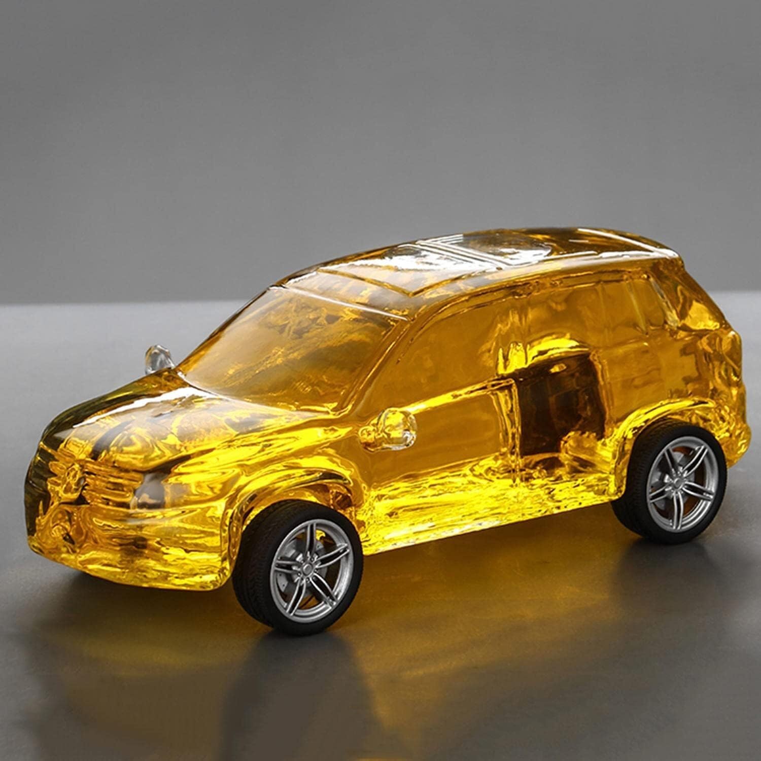 Carafe à décanter en cristal en forme de voiture : le cadeau idéal pour amateur de vin et design