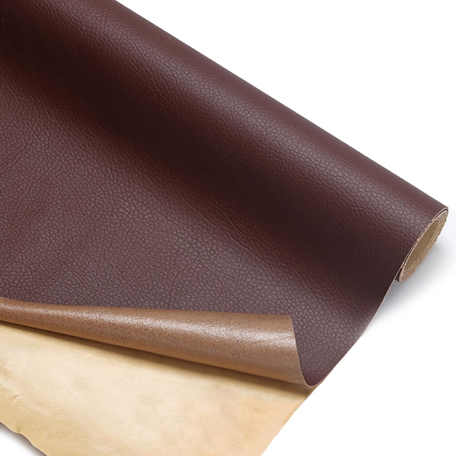 MENOVAS Leather Repair Tape Self-Adhesive Sticker Decal Patch for bicycle, Couch, Furniture, Sofas,Car Seats,and Jackets Waterproof DIY Upholstery Repair Tape,Advanced PU Vinyl Leather(Brown,30x60 CM)-image-13