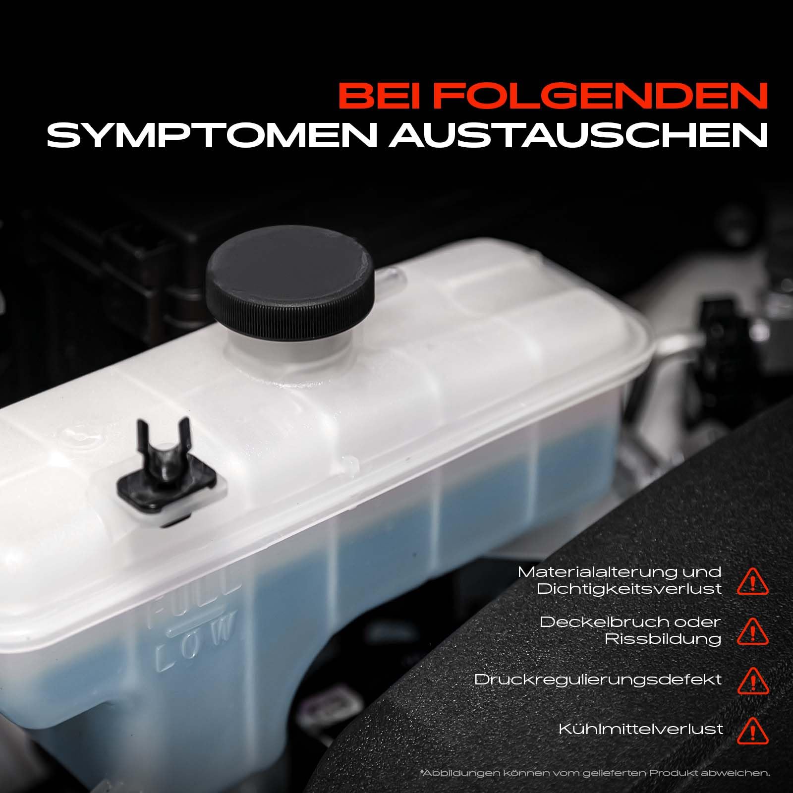 Frankberg Coperchio serbatoio liquido di raffreddamento Compatibile con Transporter III Bus 25 Transporter III Pianale/Telaio 24 Transporter III Furgone 24 25 Replace# 025121321B