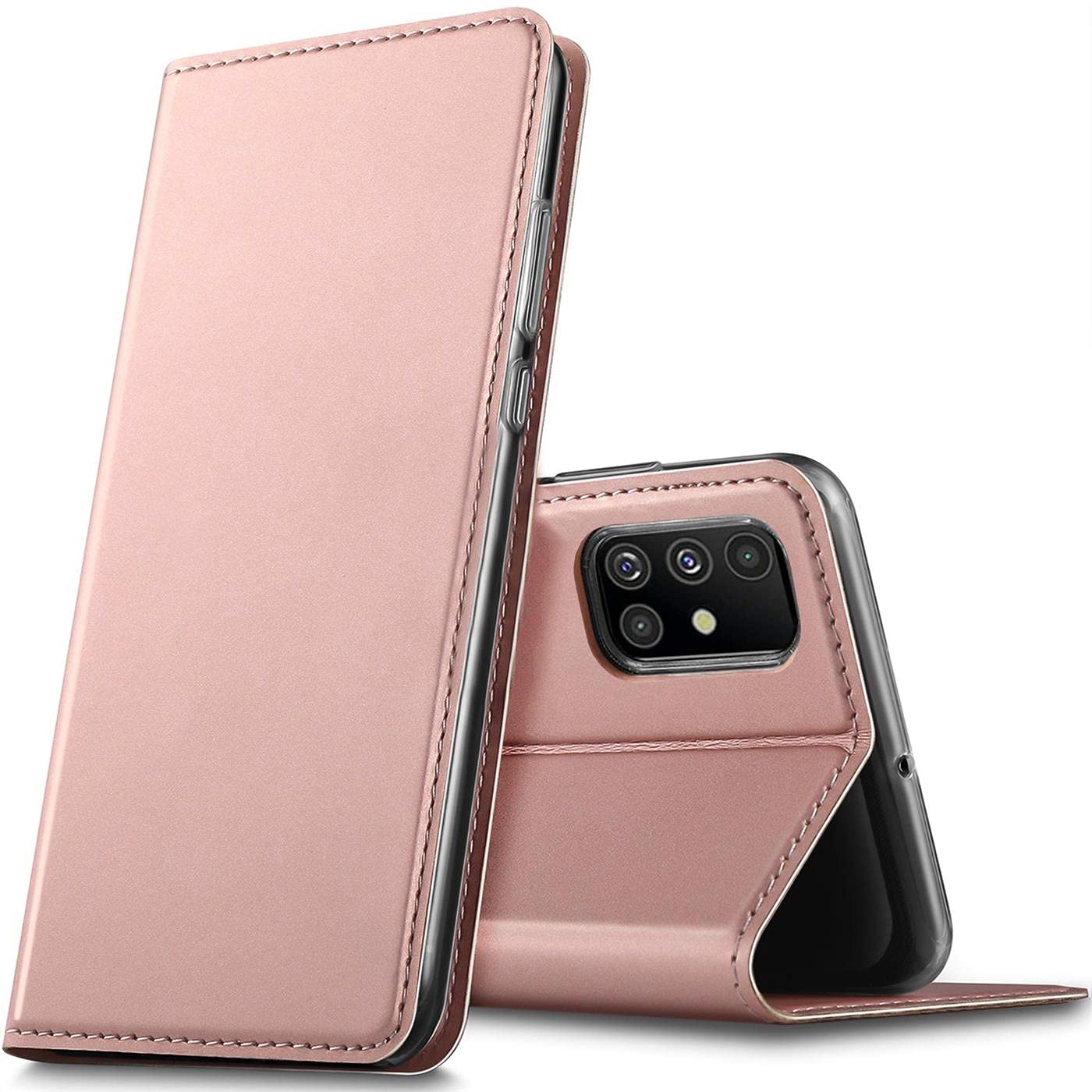 Housse Portefeuille KARYLAX Pour Téléphone – Universelle M – Rose – Motif Diamant