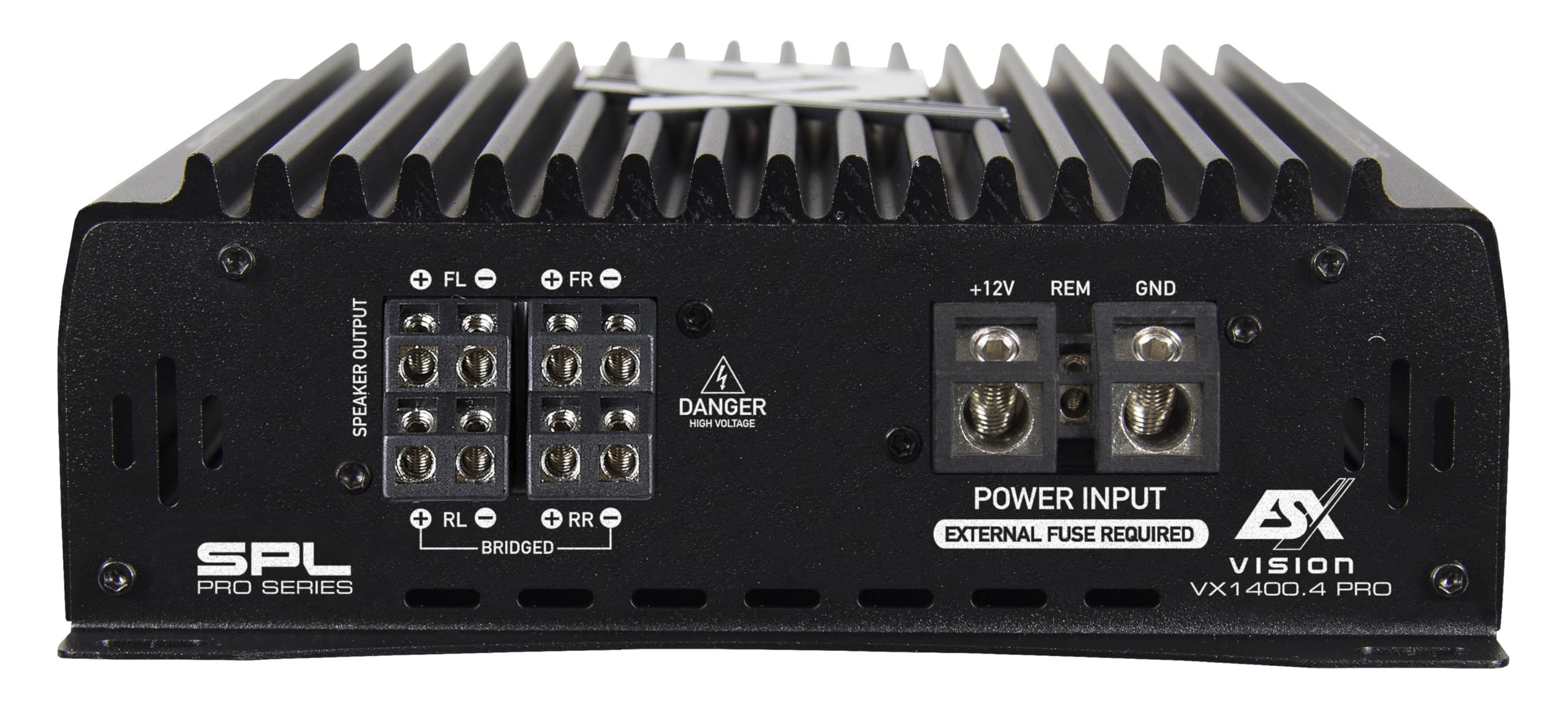 ESX VX1400.4Pro - 4-Kanal Ultra Class D Digital Car-HiFi Verstärker mit 4 x 200/350 Watt RMS @ 4/2 Ω | Extreme Leistung für sehr potente Front- und Heck- Autolautsprecher