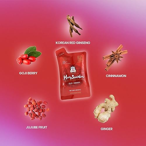 Miniatura 5 de JUNG KWAN JANG HongSamWon - Bebida de hierbas de ginseng rojo coreano, bebida energética, antes del entrenamiento, suplemento de ginseng, té de