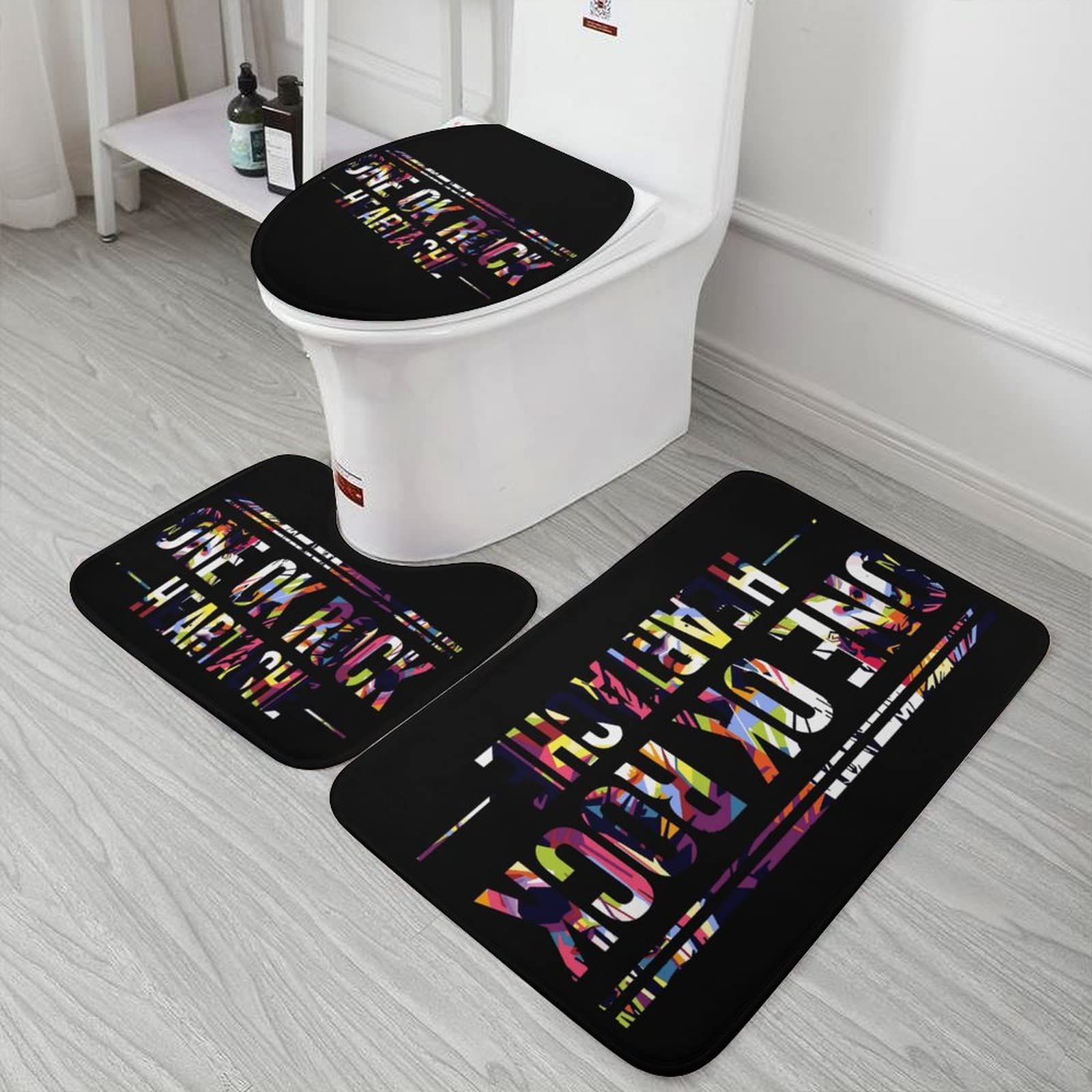 Amazon｜ワンオクロック ONE OK ROCK バスマット トイレマット 3点