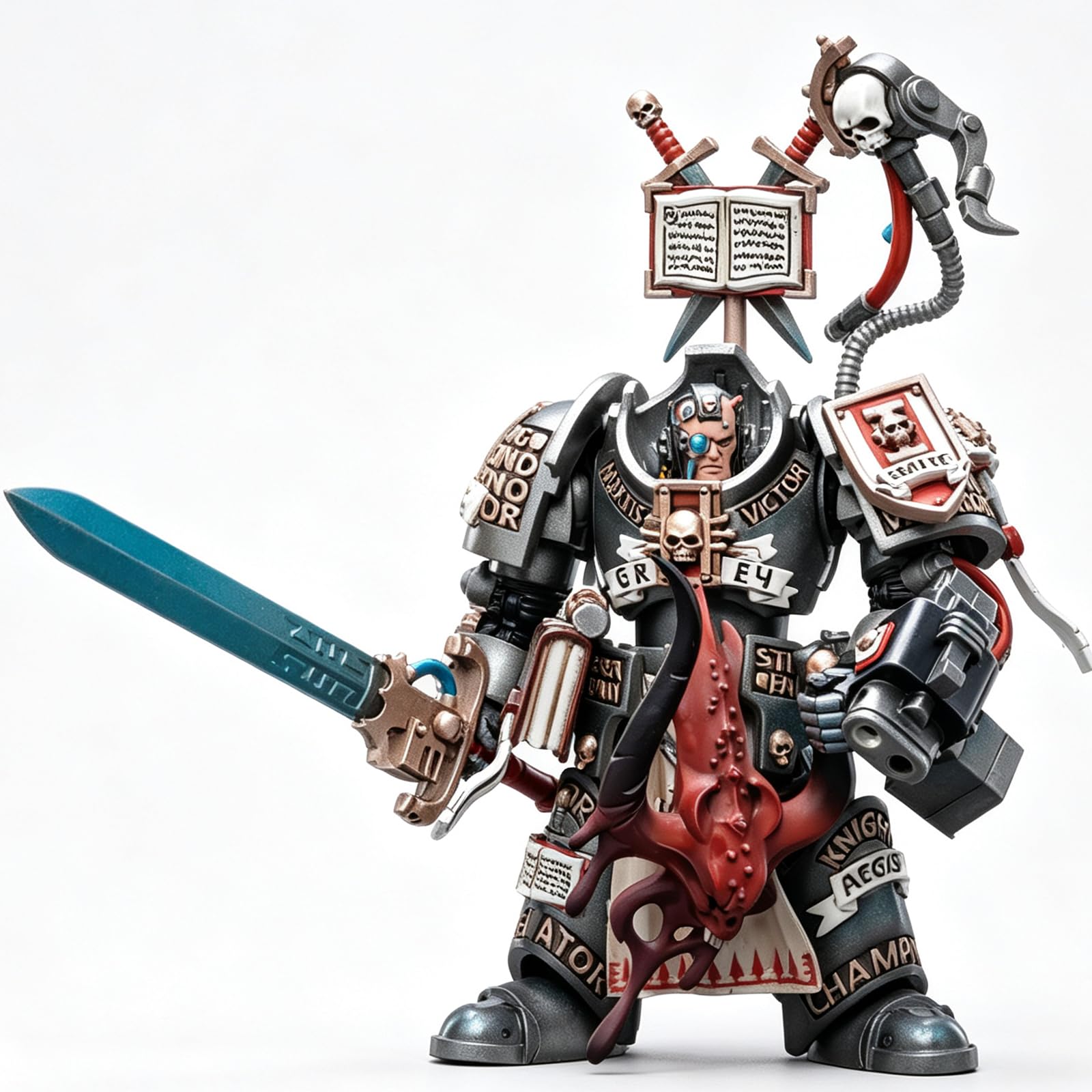 JOYTOY Warhammer 40k Grey Knights Terminator Incanus Neodan 1/18 Action Figure Collect And Display Model