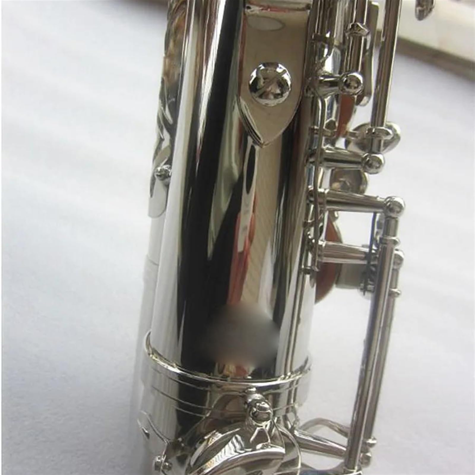 Sassofono Tenore Sib Sax Strumenti Musicali Tone Nickel Silver Plated Tubo Chiave Dorata Con Custodia