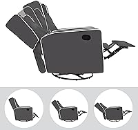 Vista 17 de Naomi Home Odelia - Sillón reclinable, mecedora, deslizador, giratorio