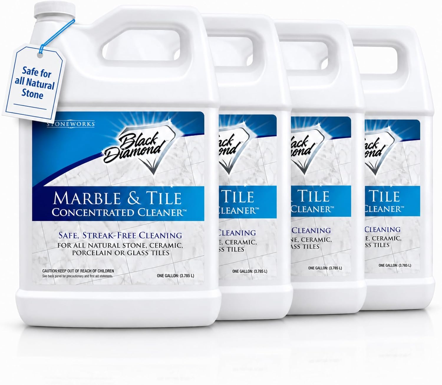 Black Diamond Stoneworks Marble & Tile Floor Cleaner Concentrate, 4-Gallons
