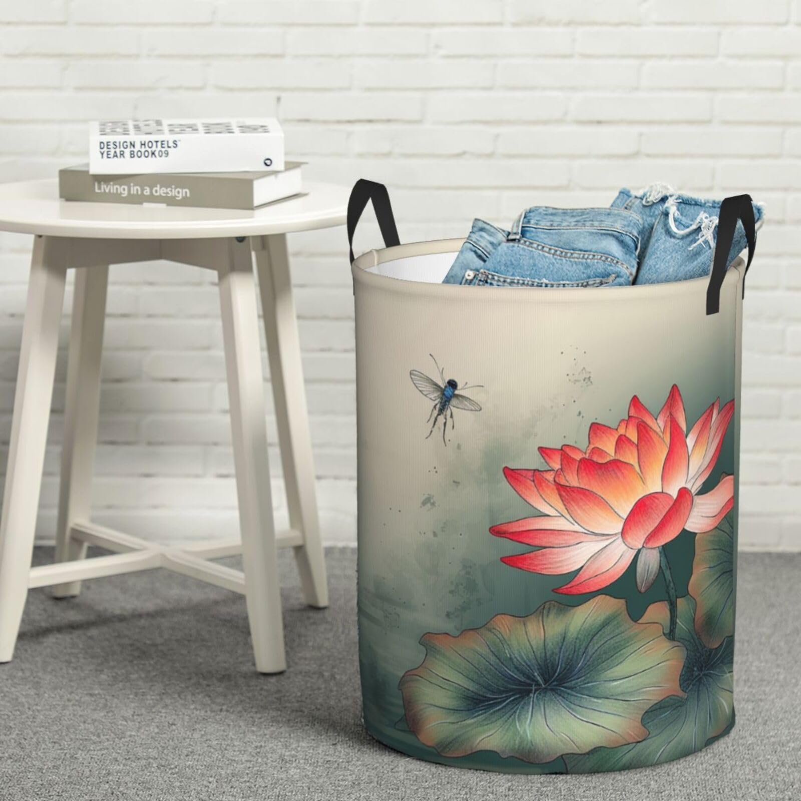 Panier de rangement pour couvertures jouets et linge de maison pliable M