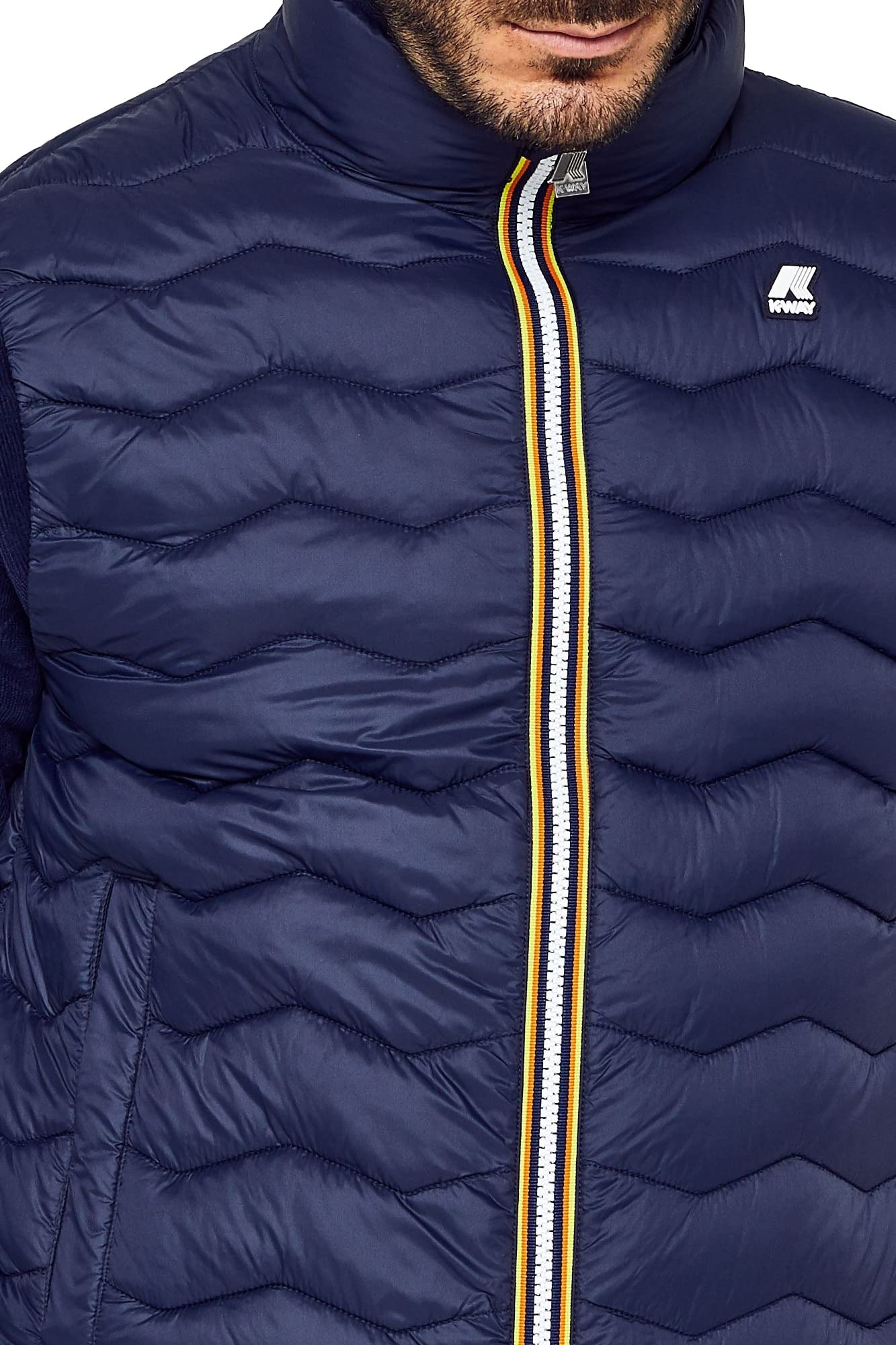 K-Way Gilet da Uomo Marchio, Modello K6114RW, Realizzato in Sintetico.