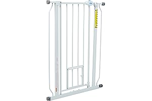 Carlson Extra Tall Premium Walk Through Pet Gate with Small Pet Door:...