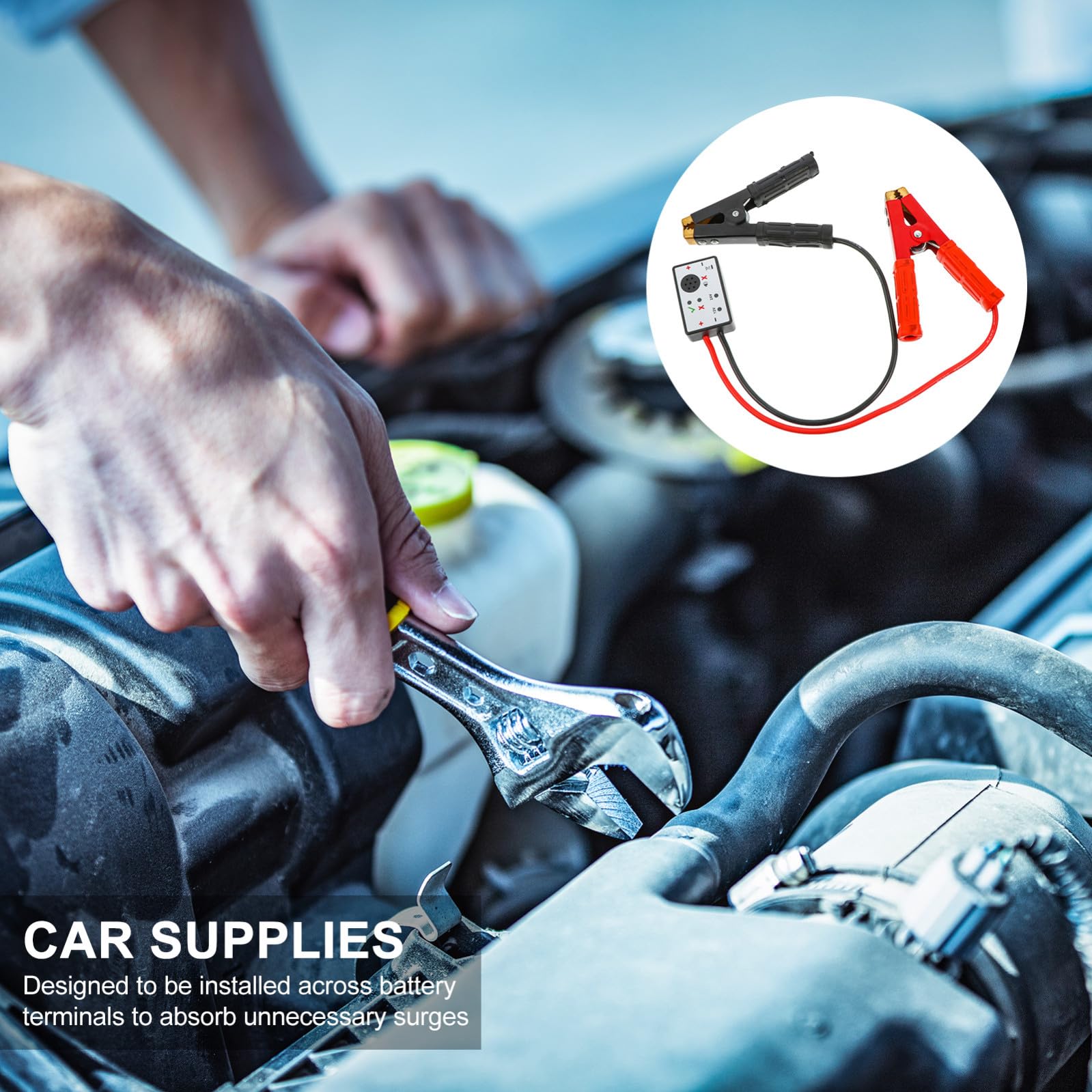 YARNOW Protecteur de Surtension Abs pour Système Automobile 12/24v Absorbe Les Pics Électriques Outil de Diagnostic Électrique pour Voiture Protection