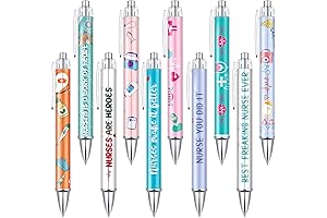 Nurse Appreciation Gifts 10 Pcs Cute Retractable Pens for Nurses Assistants Students