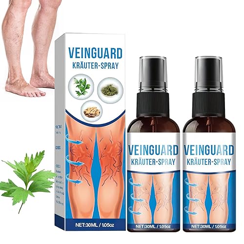 Spray herbario mejora la circulación sanguínea, tratamiento profesional de venas varicosas para aerosoles de piernas, aerosol herbario de venas,