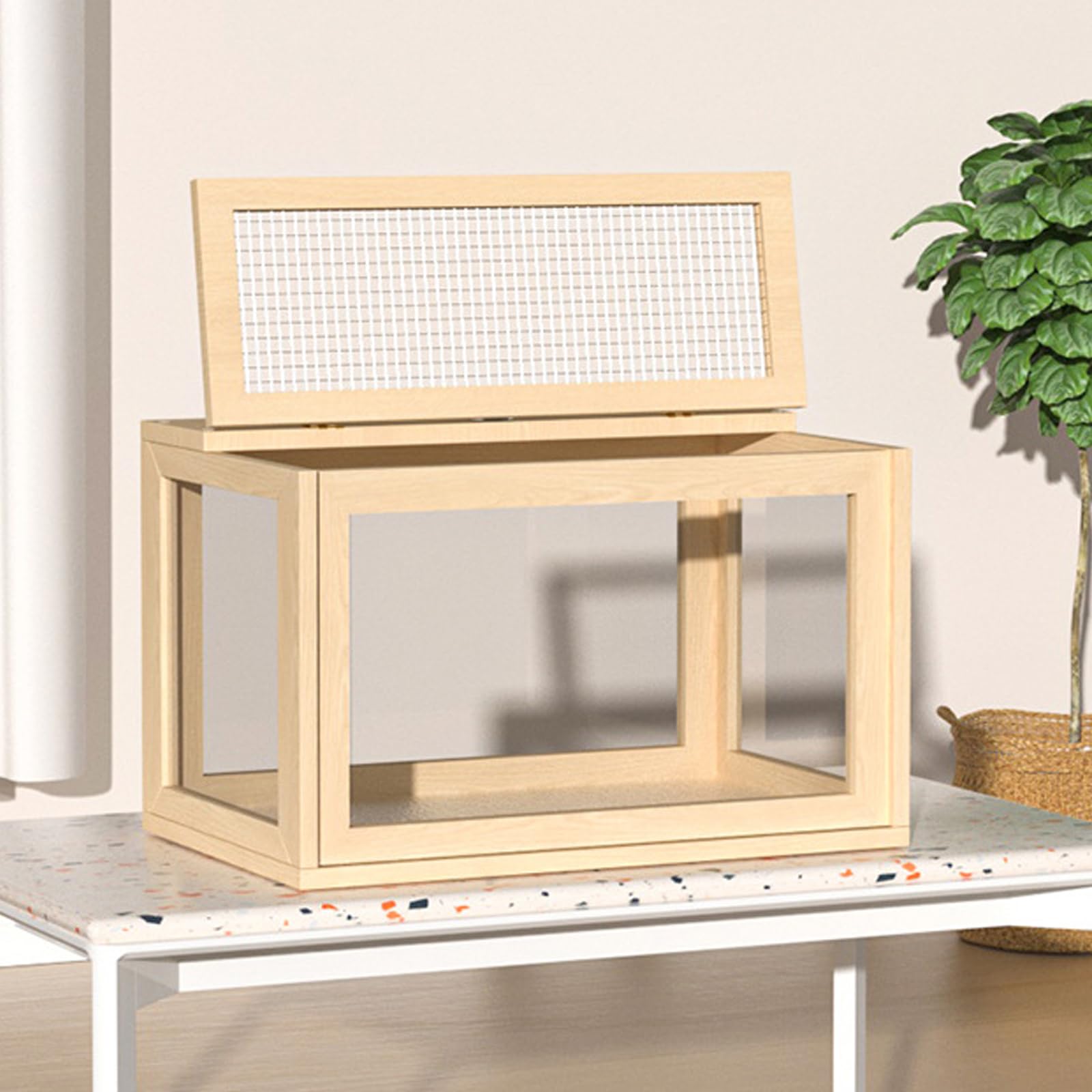 Amazon | ハリネズミ ケージ 通気性 観察しやすい アクリル おしゃれ