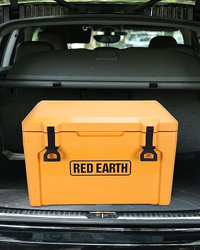 Miniatura 9 de GiNT Enfriador duro ultraligero de 52 cuartos de galón, portátil, aislada, con cesta y divisor, ideal para la playa, barco, pesca, barbacoa o