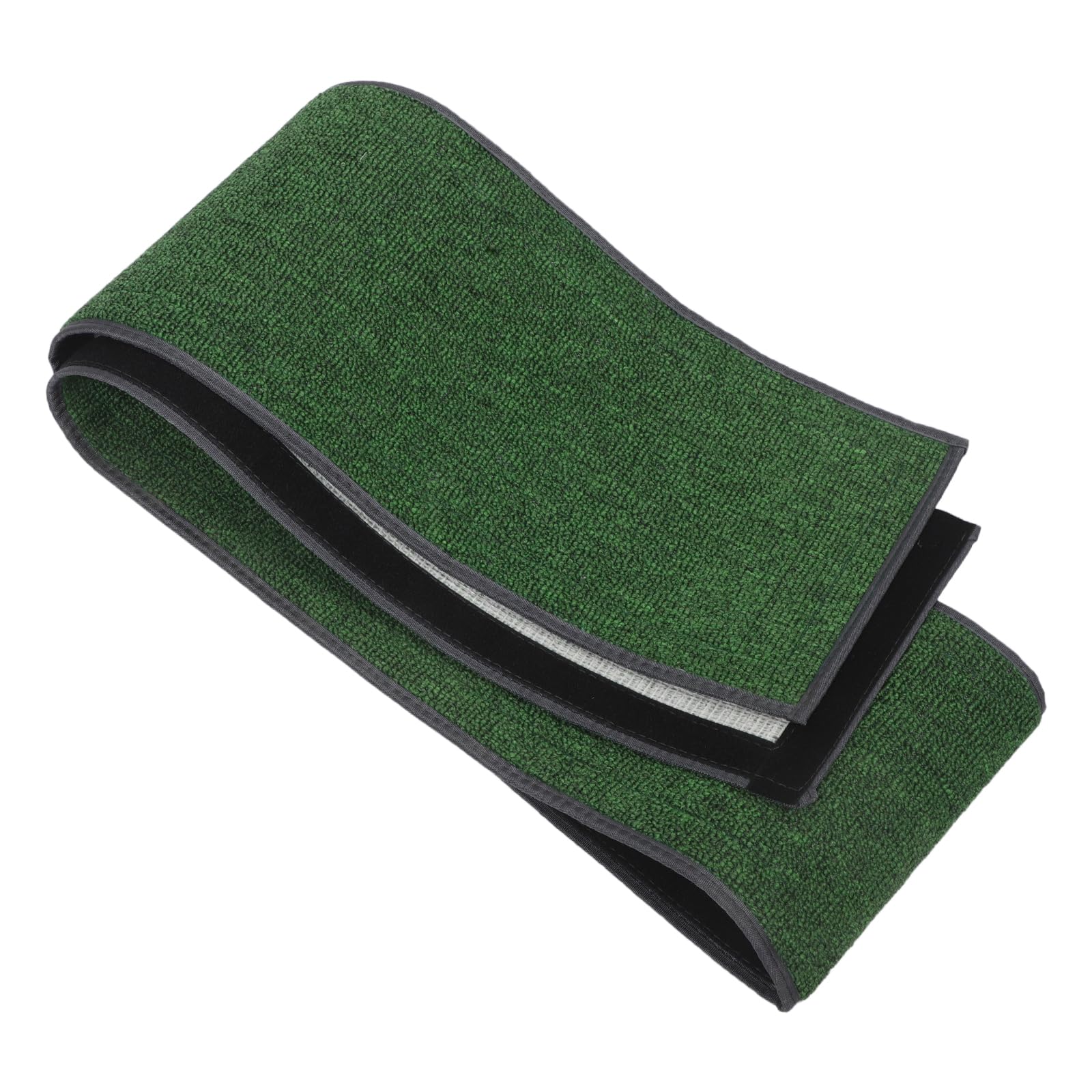 HOMSFOU Scratch-resistant Cat Activity Mat with Easy Clean Felt Surface, 39.4-inch Green Cat Wheel Mat for Indoor Playing and Climbing, Sturdy Exercise Treadmill Replacement Pad for Pet
