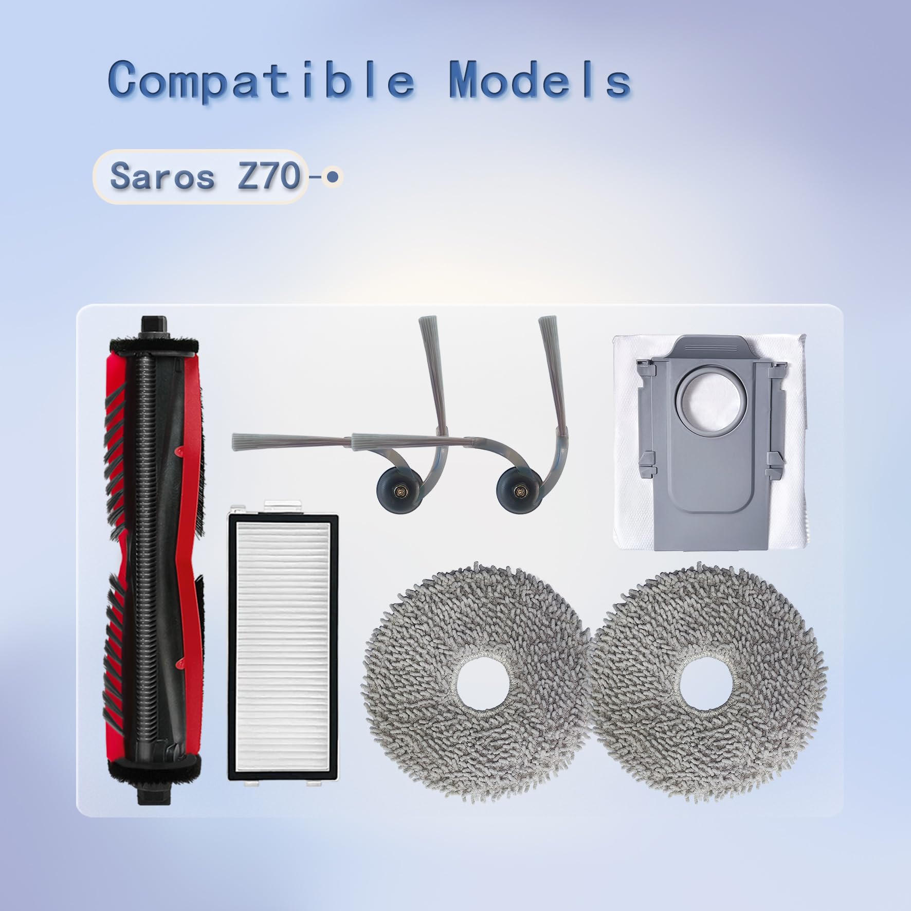 Vervangende accessoireset compatibel met Roborock Saros 20/Saros 20 R&D