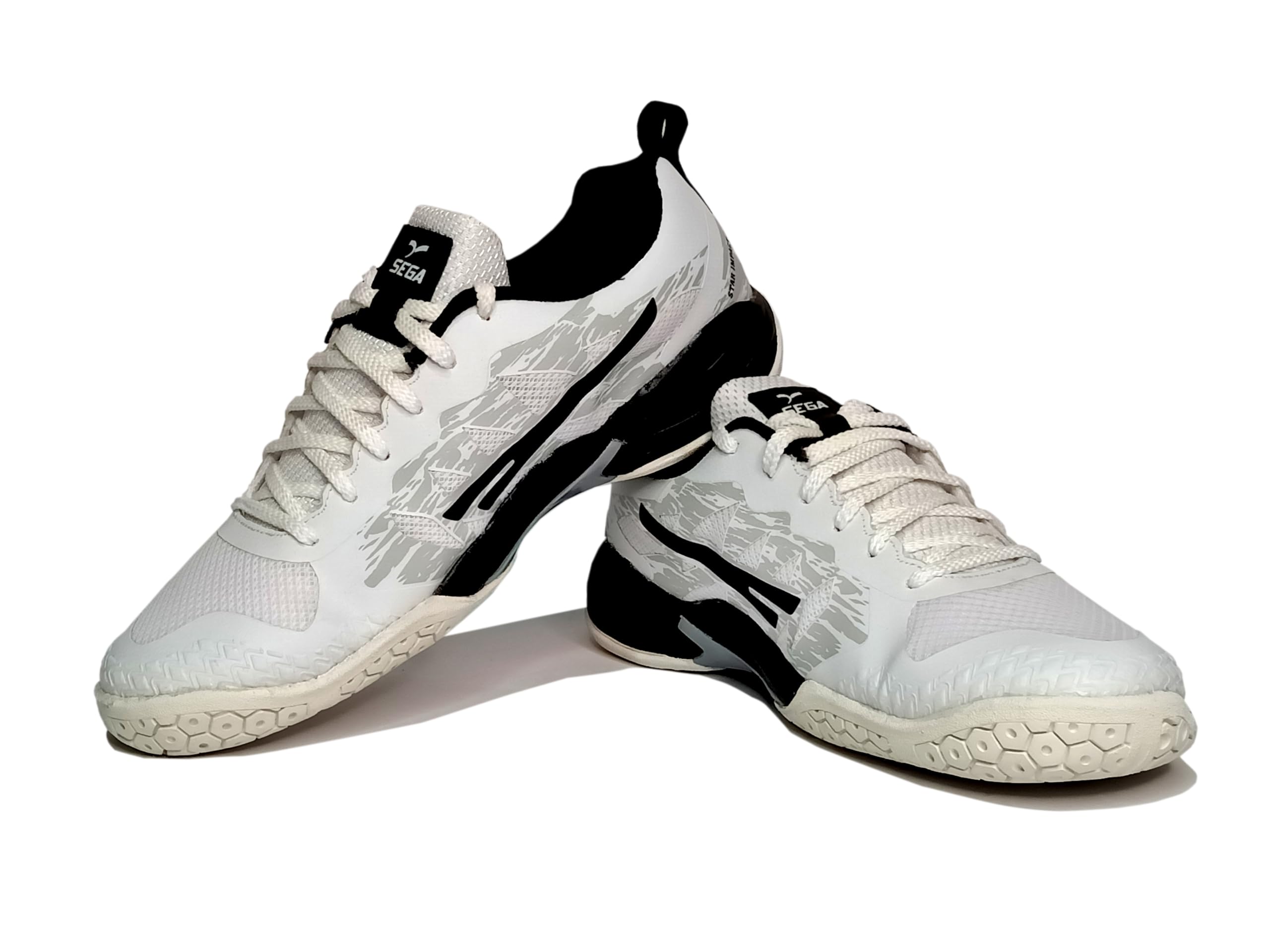 SEGA Rapid Badminton Shoes by Star Impact PVT.LTD (White, 10) (B0CY9DR3F8) Amazon Price History, Amazon Price Tracker