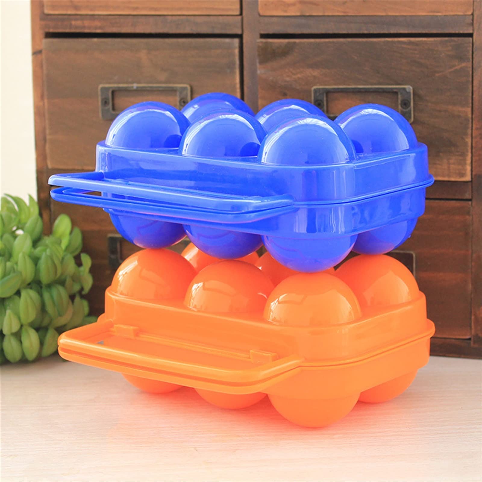 Panier à Oeufs Pique-Nique en Plein air Portable en Plastique 6 étui à Oeufs boîte à Oeufs