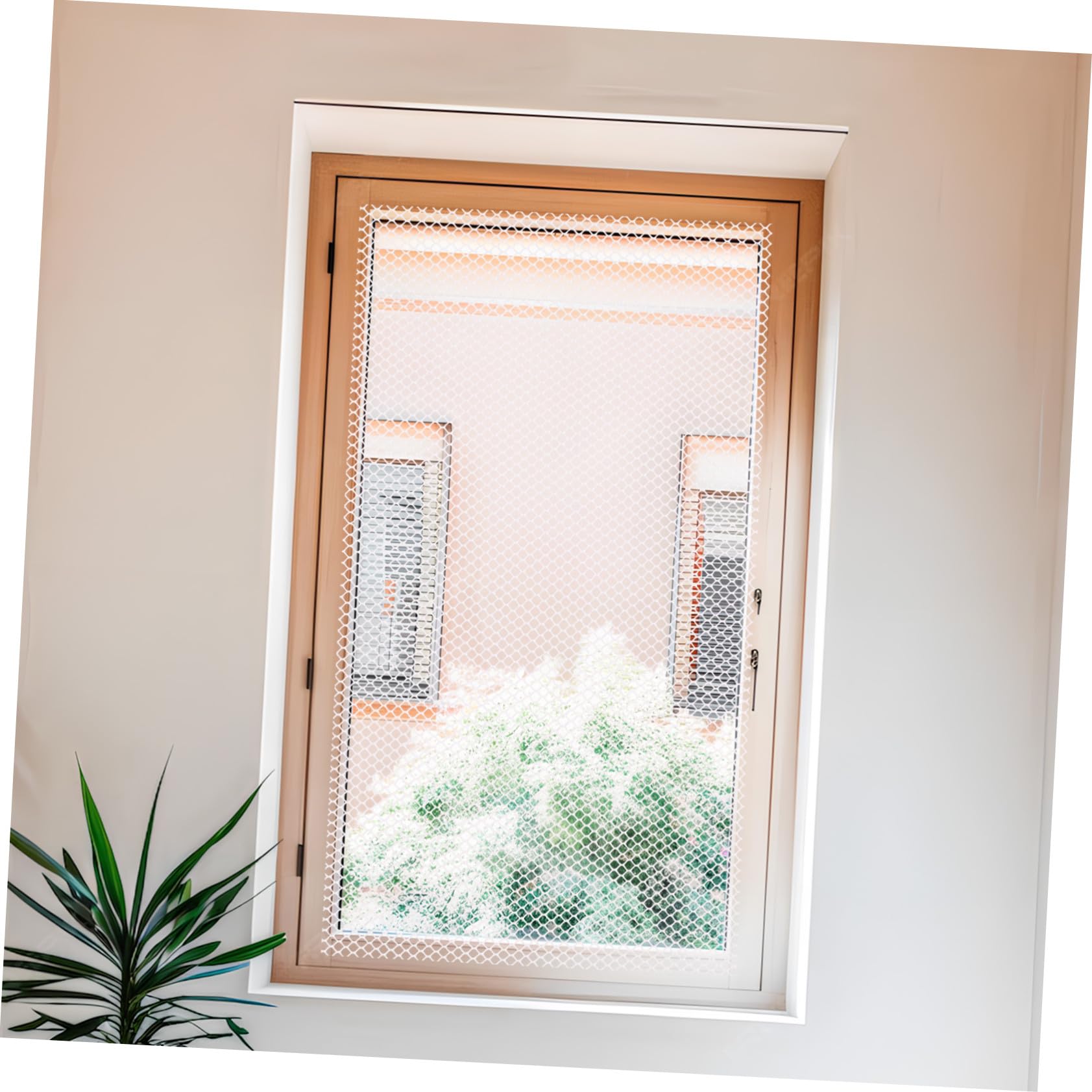 Yardwe Balkonnetz Schutznetz für Balkontür Sicherheitsnetz Balkon Schutznetz für Balkon Balkonbarriere für Katzen Katzennetz für Kunststoffgitterzaun Geländerschutz Kunststoffdrahtgitter