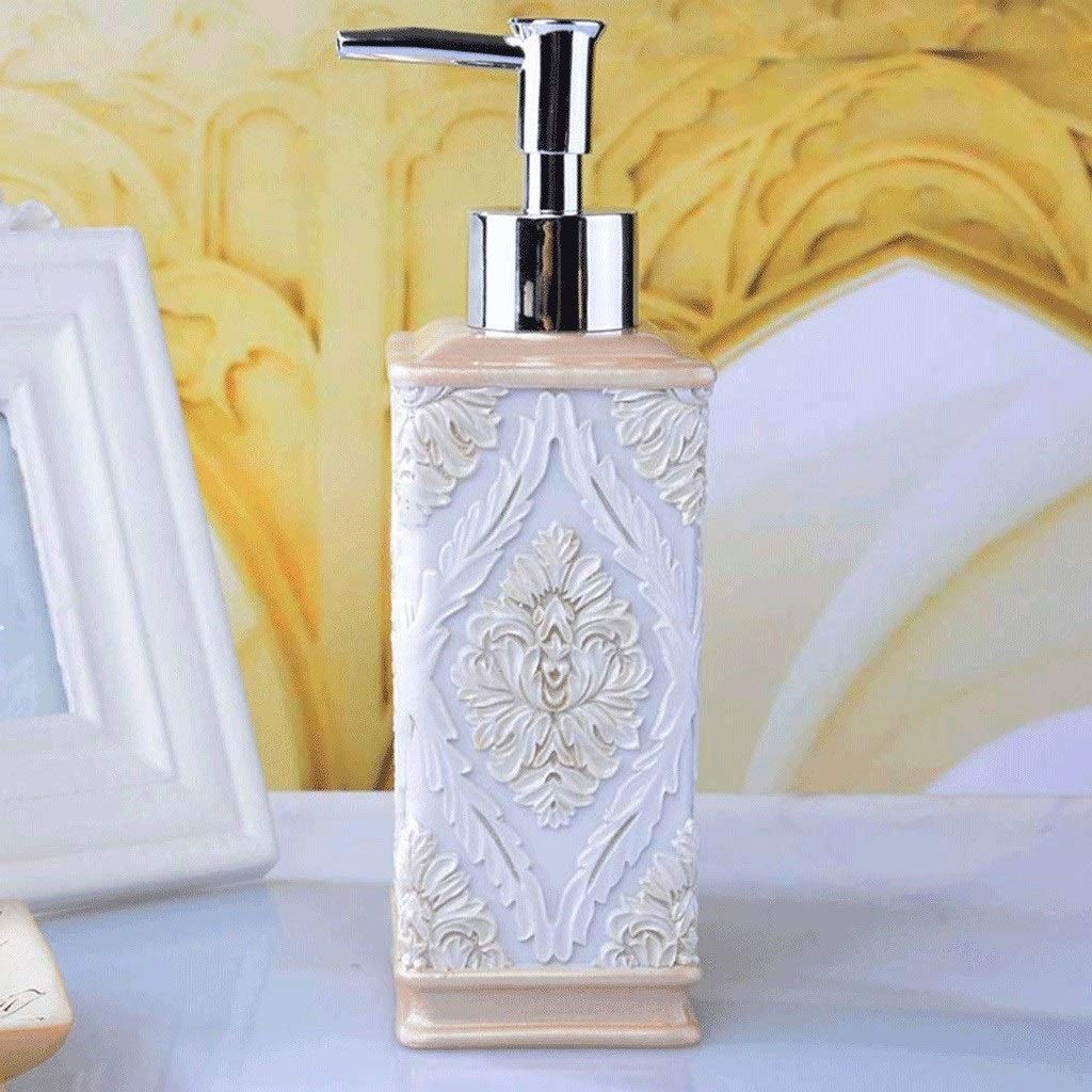 Bottiglia con pompa per dispenser di sapone liquido ricaricabile per ripiani del bagno, lavelli da cucina contenente sapone per le mani, detersivo per i piatti, sapone per le mani, oli essenziali