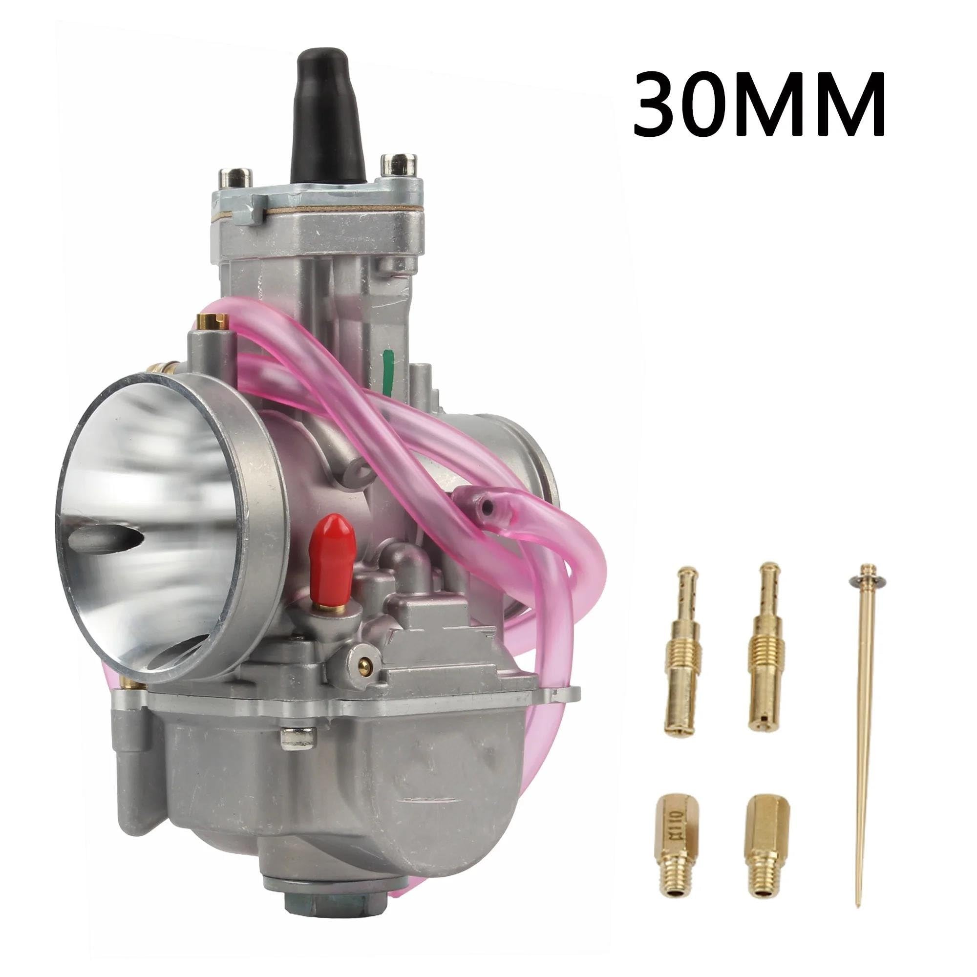 Carburador De Cortina Plana Motocicleta Para Keihin PWK 28 30 32 34 Mm Para Scooter 2T 4T ATV ​​Dirt Bike Enduro Accesorios De Motocross REOKIP(30MM)