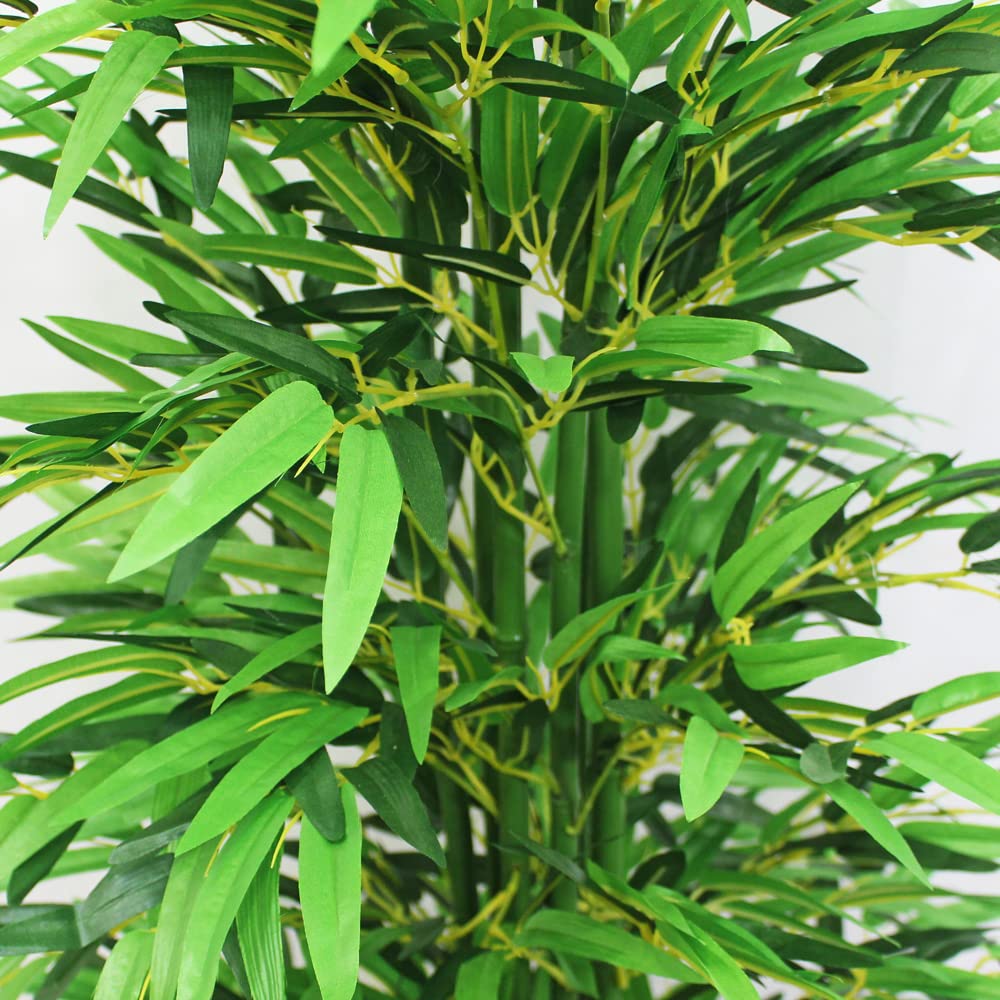 Bambou Plante Artificielle Artificiel Plastique 160cm Decovego