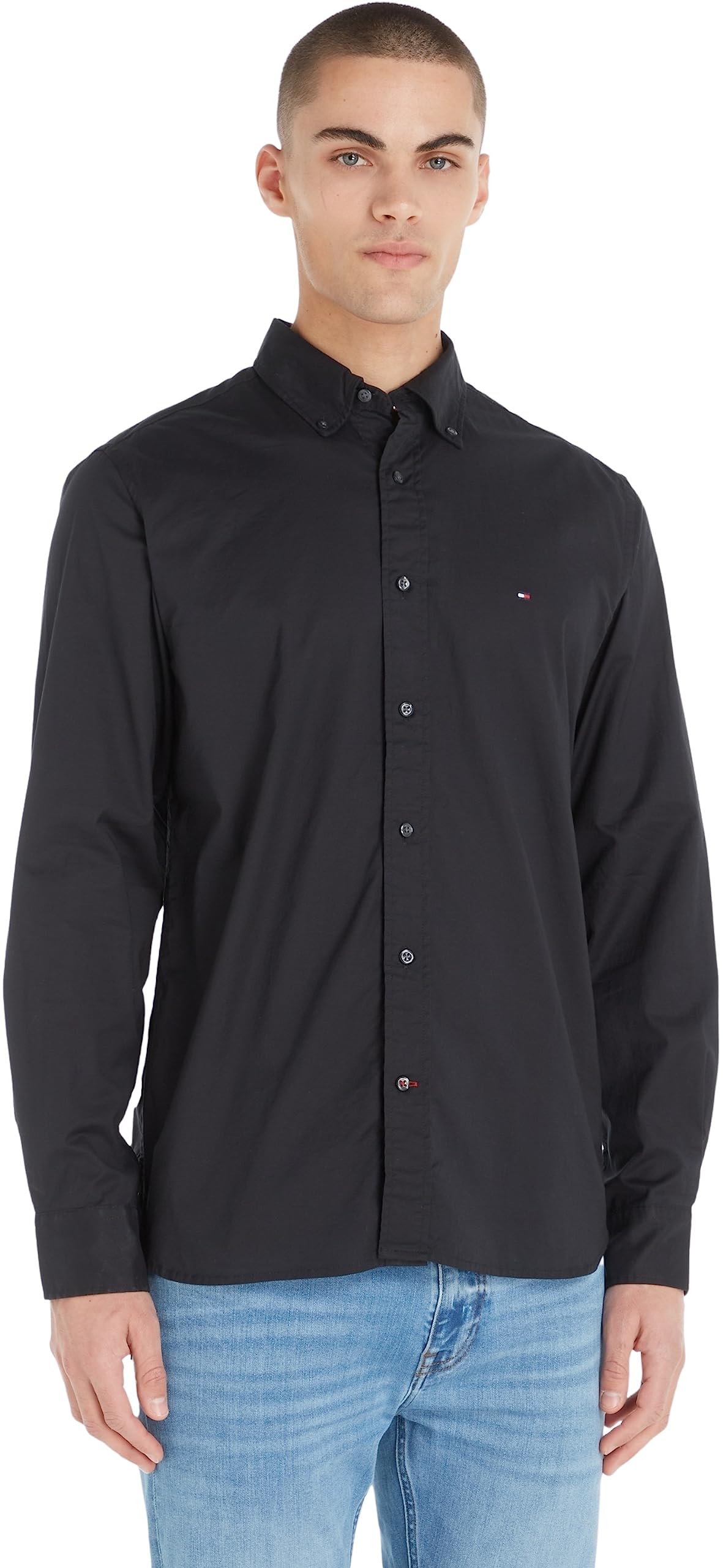 Men's Long Sleeve Poplin Shirt