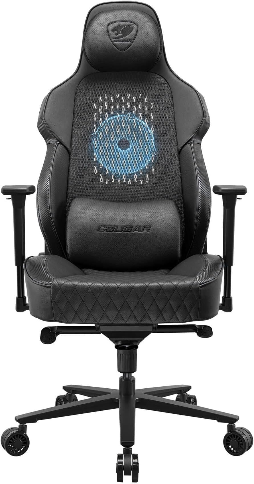 Chulovs Gaming Chair Office Chair with Footrest Racing Ergonomic Chair Leather Reclining Video Game Chair Adjustable Armrest High Back Gamer Chair with Headrest and Lumbar Support (Grey) MARPBLB.0001