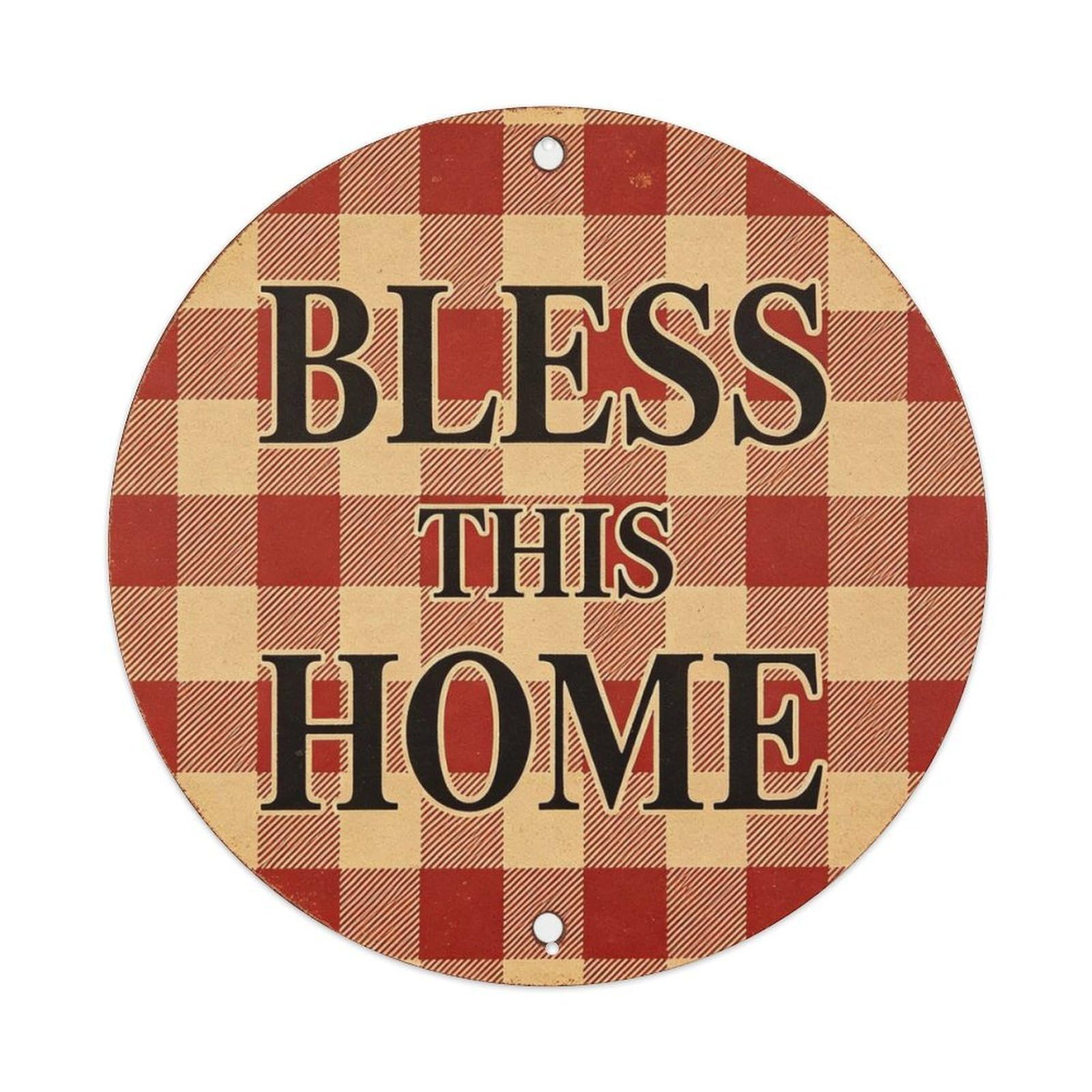 Home Metal Tin Sign Plaque
