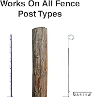 Vista 5 de Fi-Shock FW-00018D - Alambre de aluminio calibre 17 para cercado eléctrico, 250 pies, paquete de 8