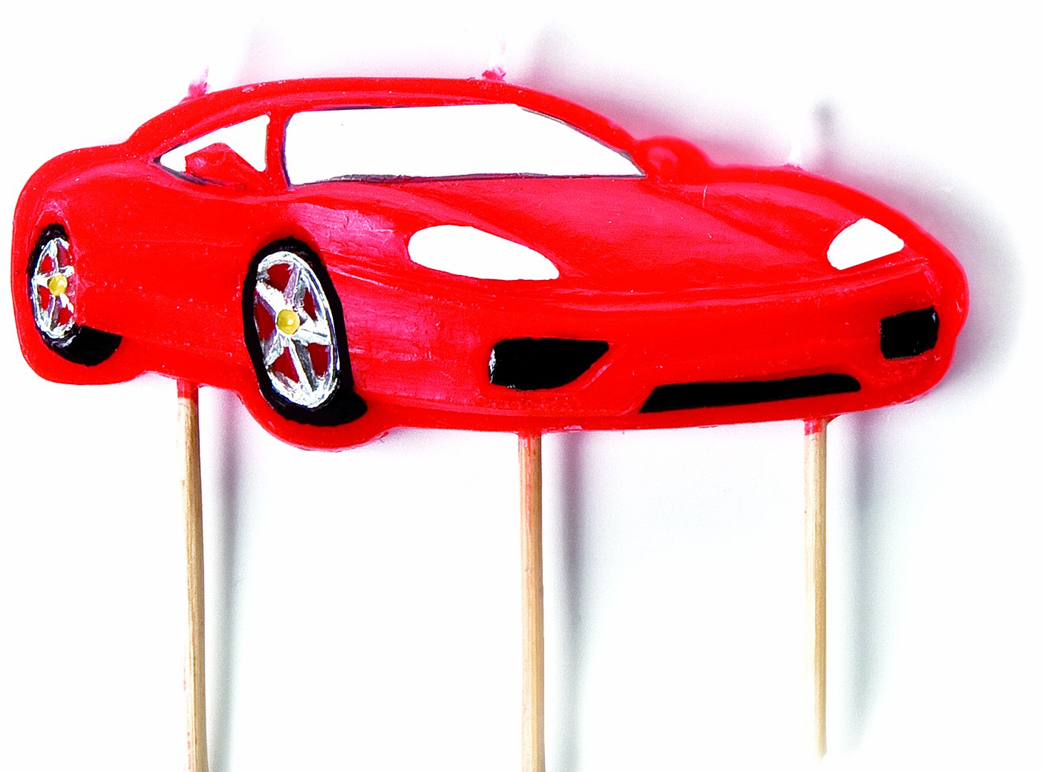 Ibili 786214 - Vela Coche Rojo 7,5 cm
