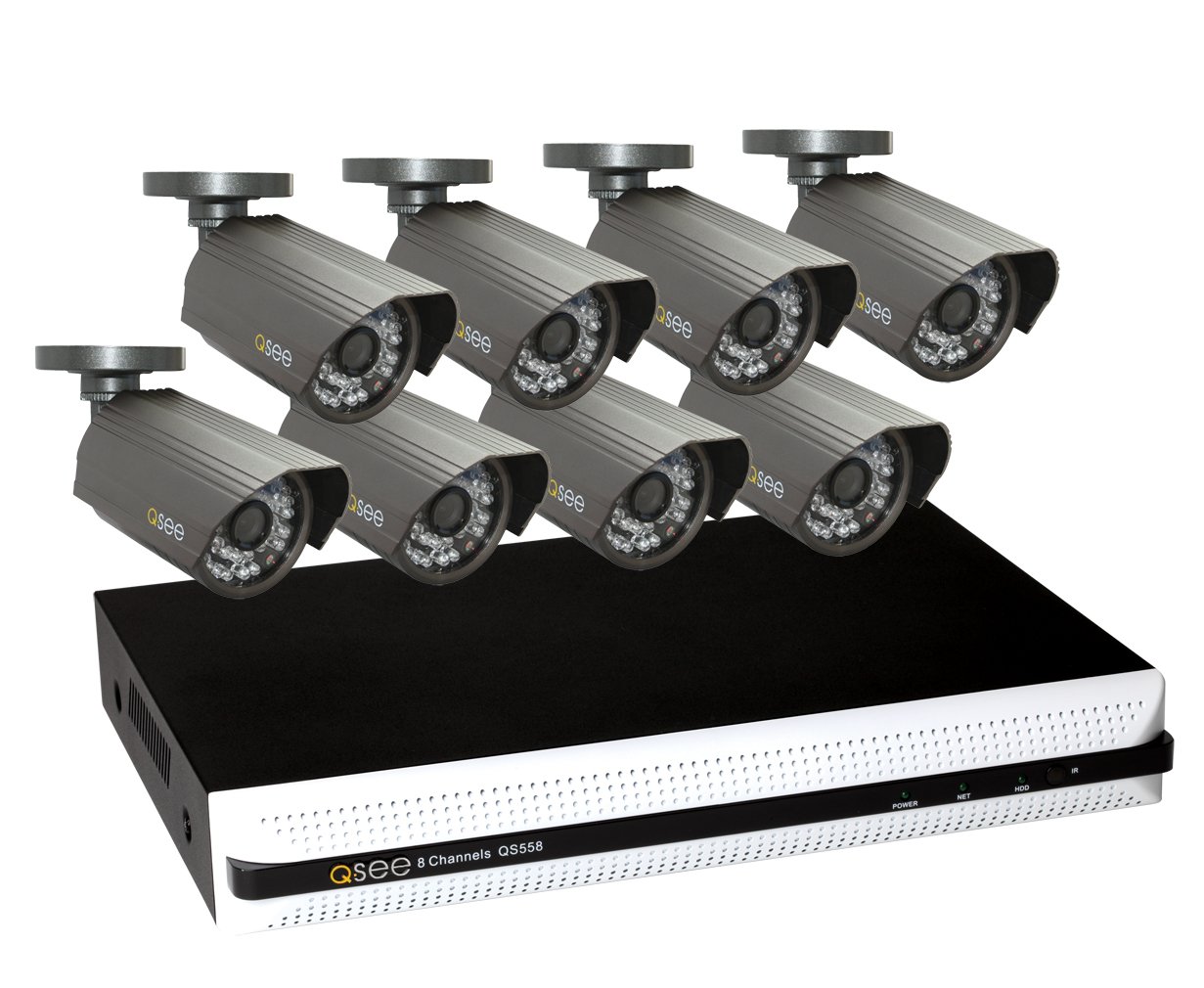 Amazon.com : Q-See QS558-852-1 8 Channel Full D1 Security