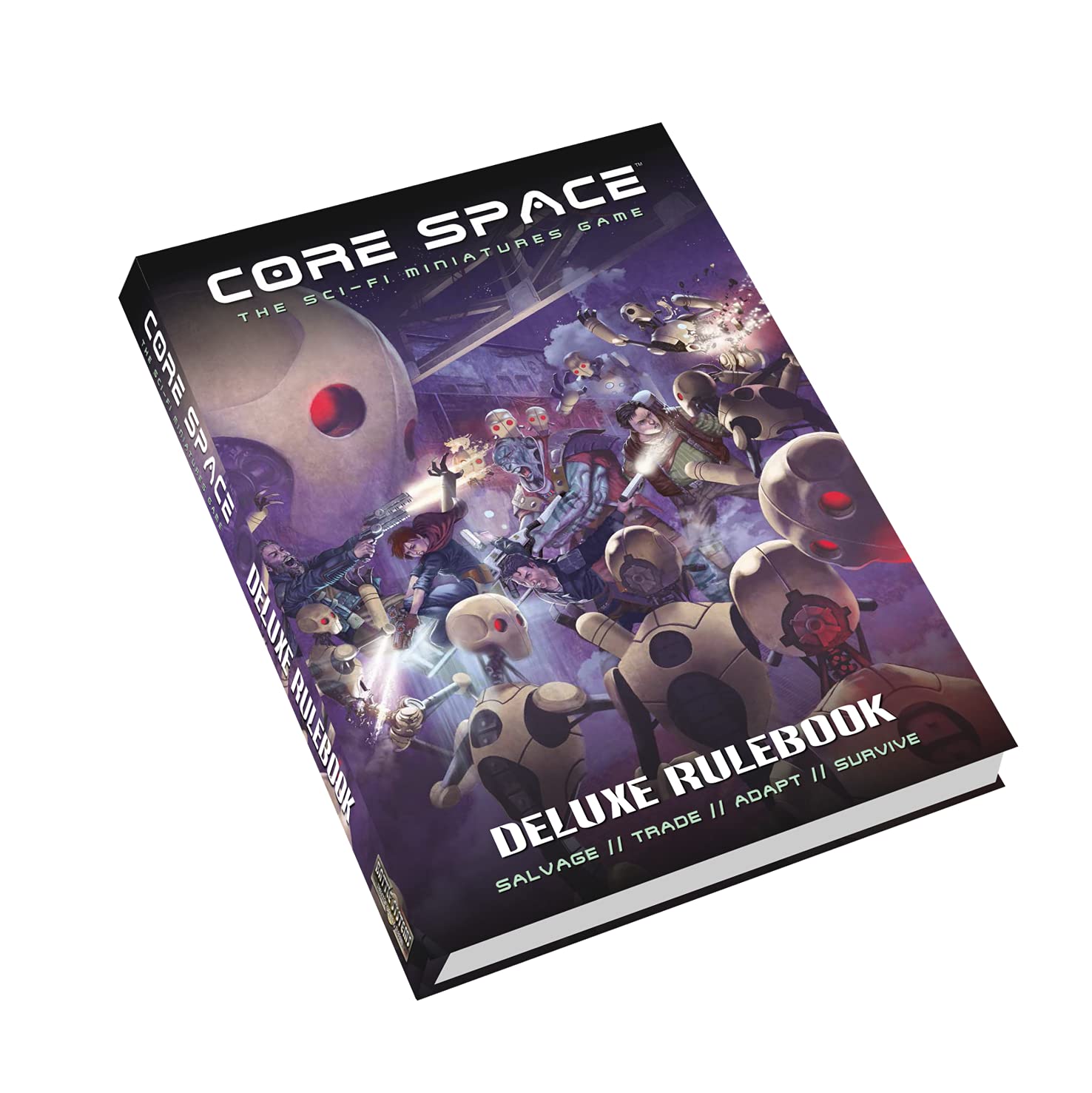 Core Space Deluxe Rulebook: 176-Page Hardback with Advanced Rules, Background, Customization, Perseus Arm Campaign, Character Creation (6 Players, Ages 12+)