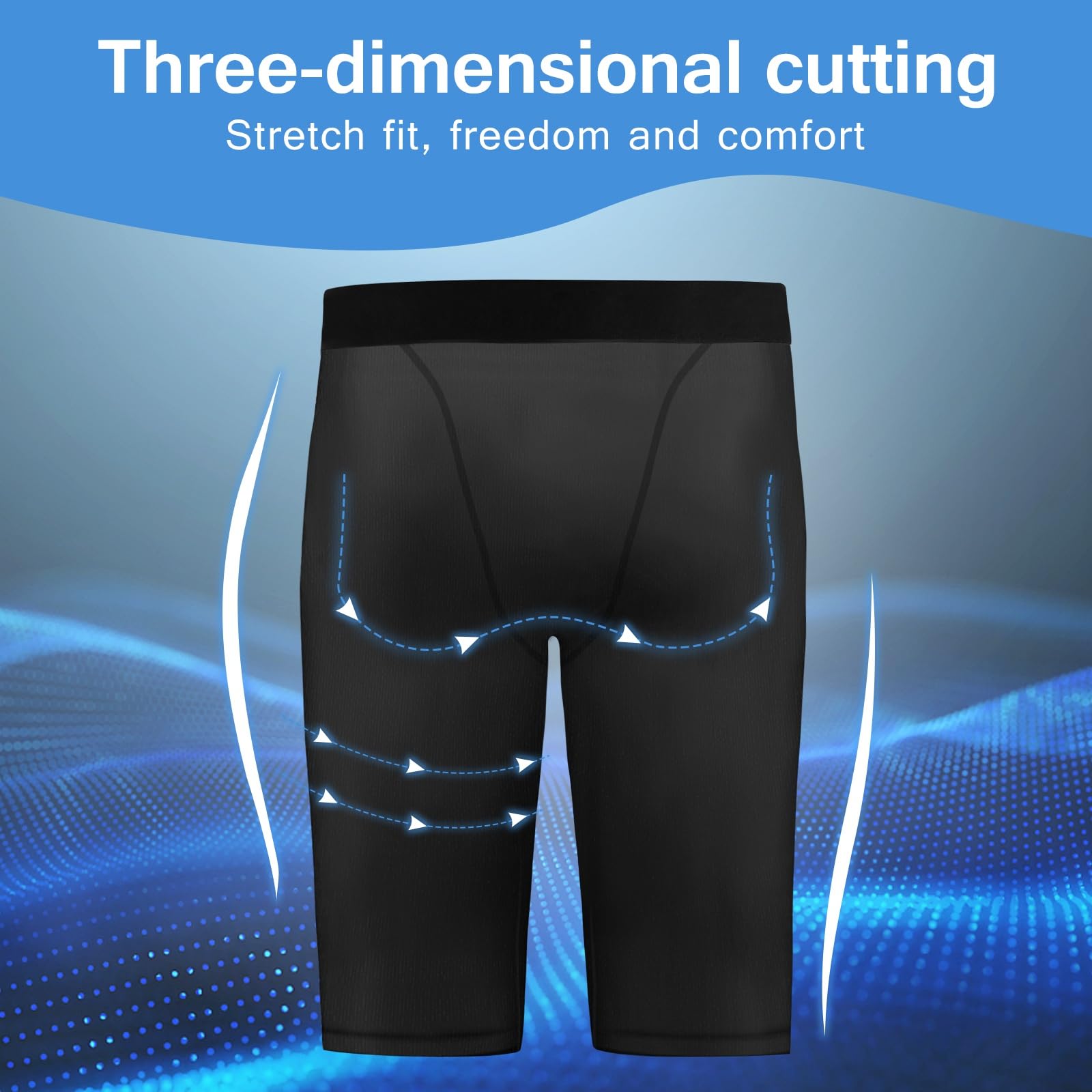 Hotfiary 2 Pack Pantaloncini a Compressione per Ragazzi, Biancheria Intima Atletica da Corsa per Bambini in Spandex, Boxer per Ragazzi Ad Asciugatura Rapida per L'allenamento di Basket 6-14 Anni