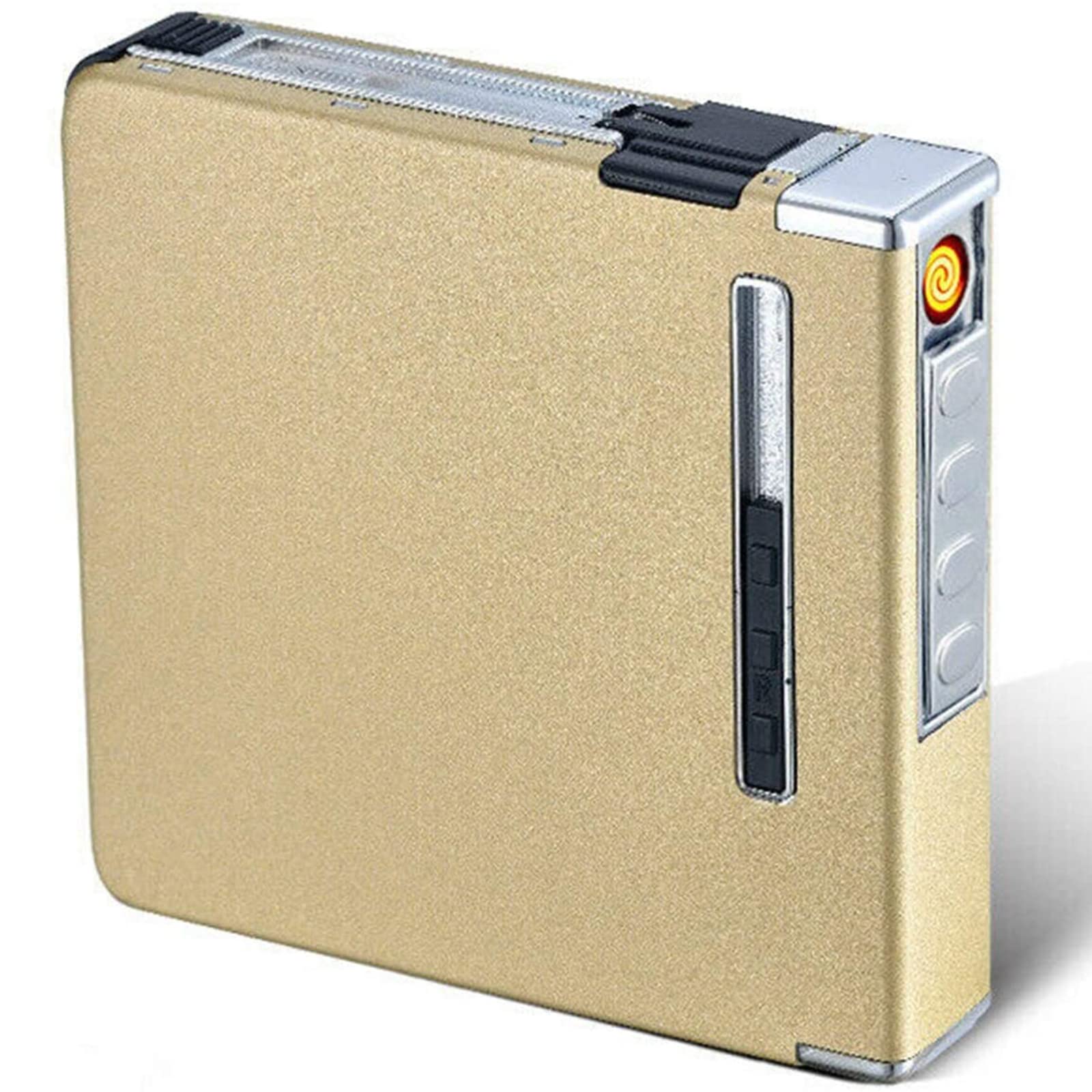AMAZOM Distributeur Automatique D'tuis Cigarettes avec Allume-Torche Intgr pour 20 Cigarettes,d'or : Amazon.fr: Mode AMAZOM Distributeur Automatique D'tuis Cigarettes avec Allume-Torche Intgr pour 20 Cigarettes,d'or : Amazon.fr: Mode