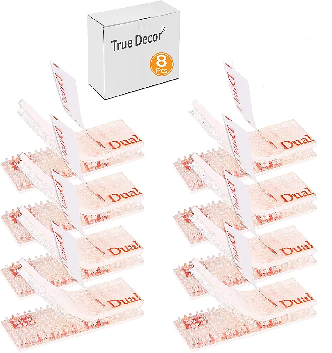 True Decor EZ Pass/IPass/Fastlane Mounting Kit - 8pcs Reclosable Fastener