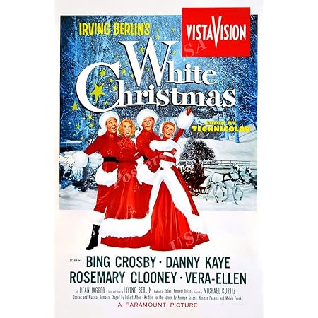 Amazon Com White Christmas Movie Poster Glossy Finish Made In Usa Fil731 16 X 24 41cm X 61cm Posters Prints