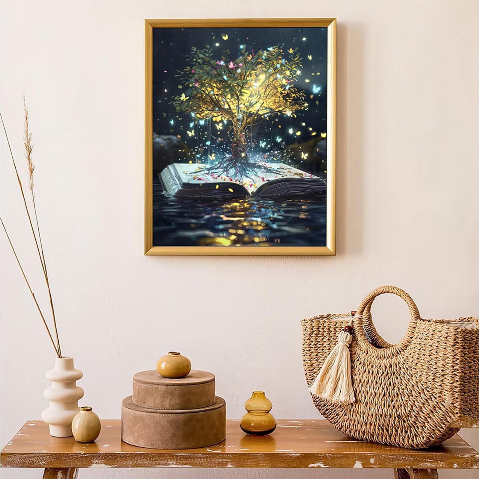 Diamond Painting Libro, Diamond Painting Erwachsene Libro Bastelset, DIY Diamant Malerei Runder Vollbohrer Diamanten Kinder Malerei Stickerei Kreuzstich Dekoration, Geschenk 90 x 120 cm PJY9 3-2