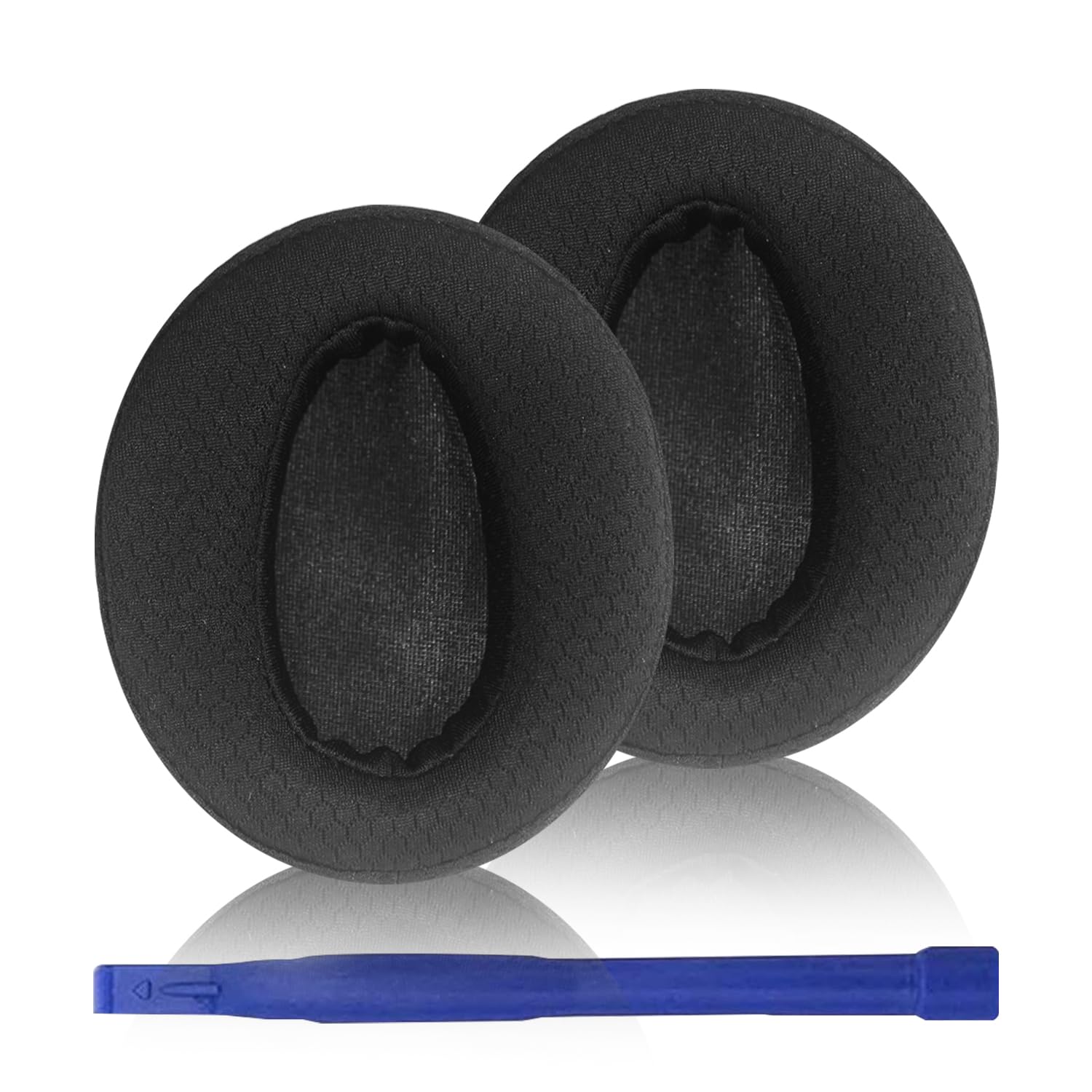 Adhiper Ersatz-Ohrpolster Für Sennheiser HD 4.50BT/HD 350BT Etc. – Mit Memory-Schaum & Mesh, Schwarz