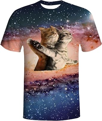 T-Shirts for Men Boys 3D Printed T-Shirts Short Sleeve Graphic Tees Shirt
