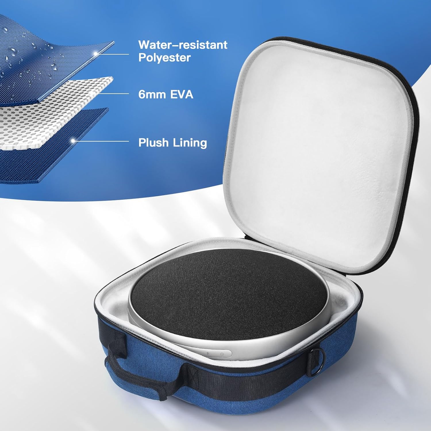 Durability Protective Case for Studio 9 Speakers Bag with Shoulder Strap Customs Fit Design Zippers Closures