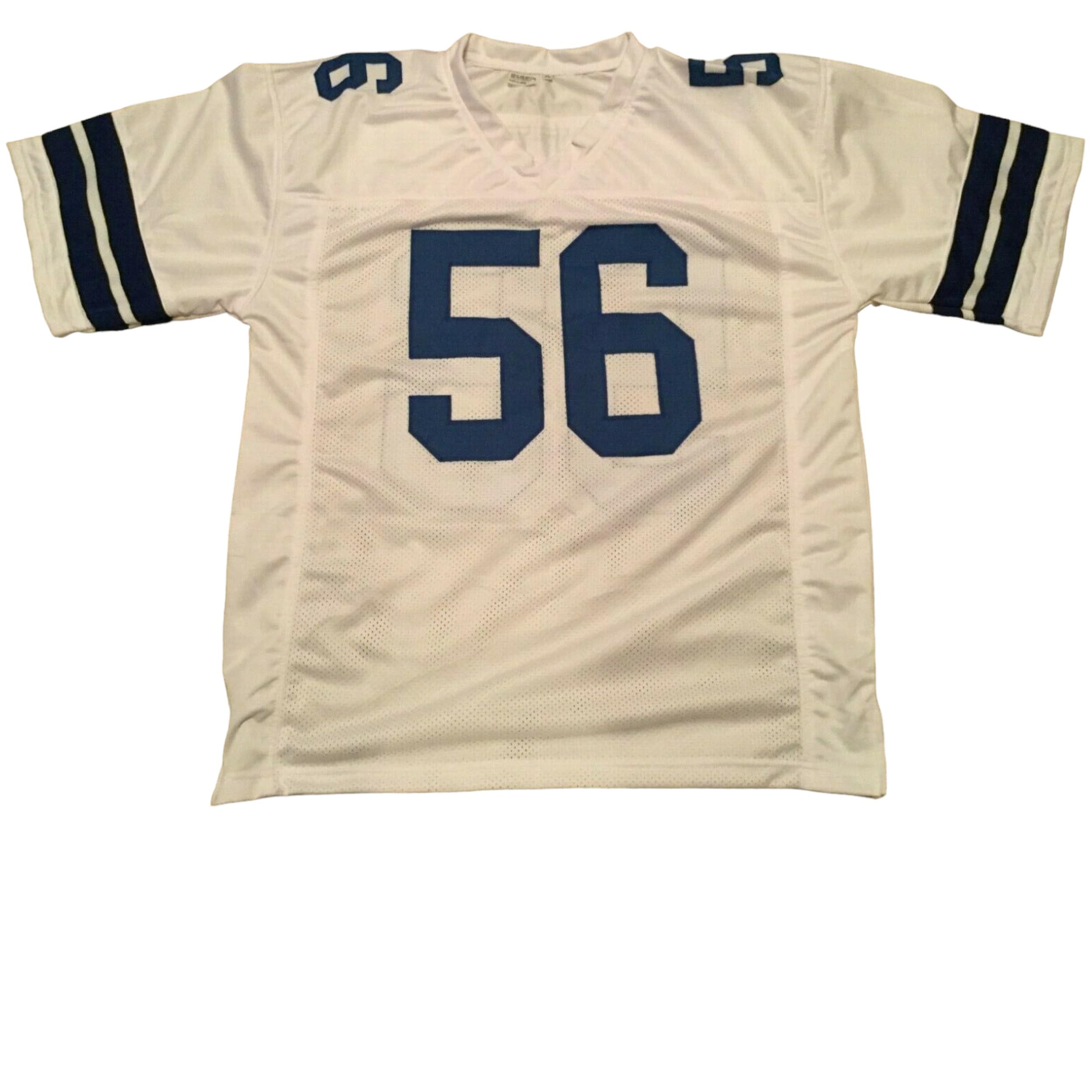 Thomas Henderson White Jersey Stitched Custom Football New No Brand/Logos (US, Alpha, Large, Regular, Regular, White)