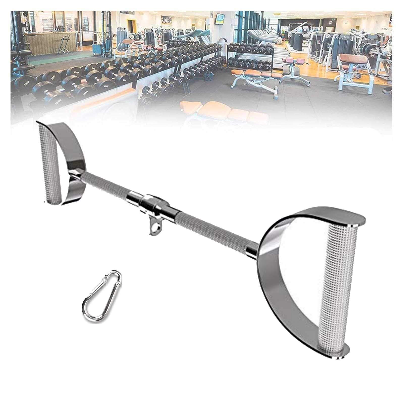 LAT Machine Barra D-Type LAT Cavo Macchina Maniglia Accessori Fitness, Barra Multifunzione Gancio Rotante Tricipiti per Allenamento della Forza