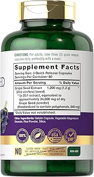 Grape SEED 1〜26 / 12〜26 Nutricost Grape Seed Extract 28,000mg 240 Capsules Dietary