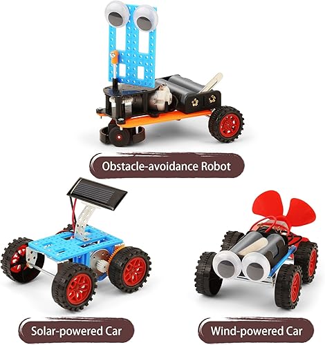 Miniatura 8 de Juego de 9 kits de manualidades STEM para niños, actividades de proyectos científicos para niños de 8 a 10 años, juguetes de ingeniería electrónica