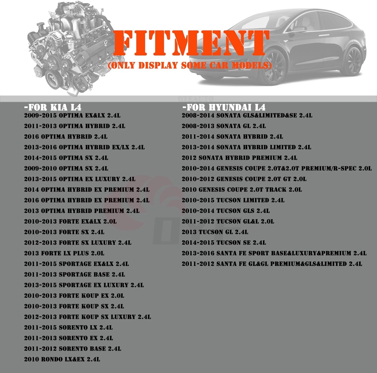 UF611 Ignition Coil Pack 273003F100 and Iridium Spark Plugs Set of 4 Fit For Kia Optima,Forte,Sportage,Forte Koup,Sorento 2009-2016&Hyundai Sonata,Genesis Coupe,Tucson 2008-2016 2.0L 2.4L L4