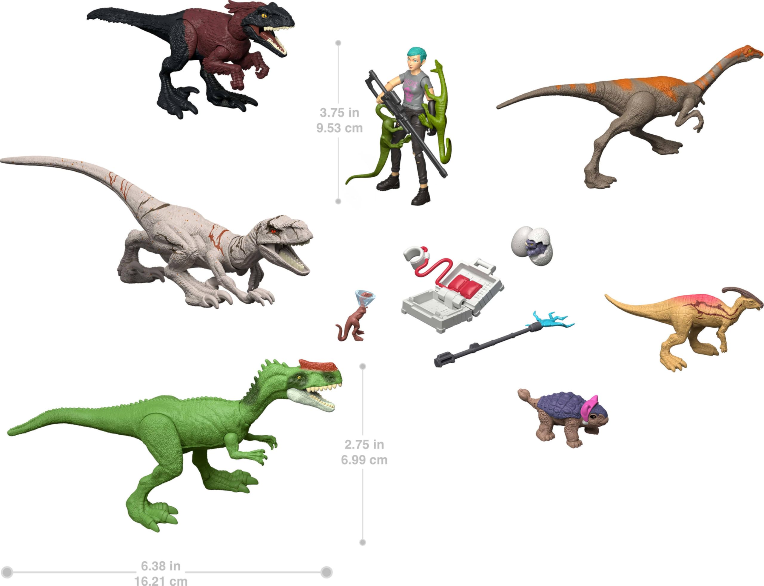 Mattel Jurassic World Chaos Theory Exclusive Advent Calendar with 12 Doors, 12 Days of Surprises - Image 4