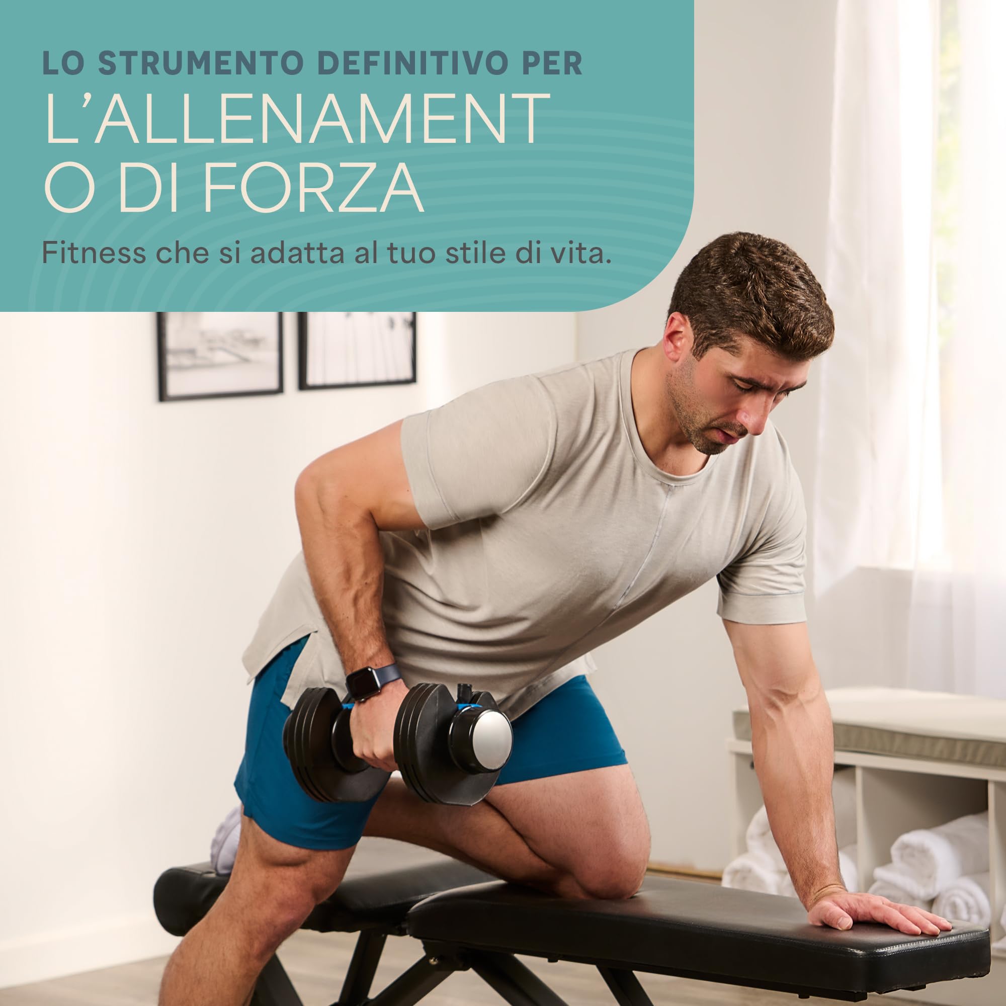 LifePro Set di Manubri Regolabili da 2 x 11,34 kg (25 lb) - Set di Pesi con Impugnatura Antiscivolo e Meccanismo di Bloccaggio di Sicurezza per Palestra Domestica