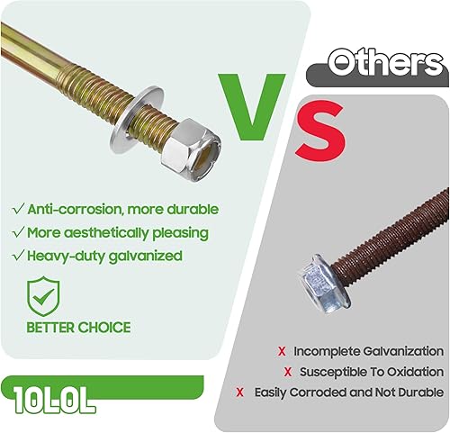 Miniatura 7 de 10L0L Barra de retención de batería para carrito de golf y placa para Club Car Precedent 2008.5-up, incluye varillas de sujeción, OEM # 103374801